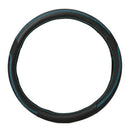 Couvre volant NORAUTO en silicone noir et bleu