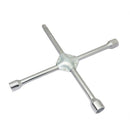 Clé en croix renforcée peinte carré 1/2'' + extrémités 6 pans 17, 19 et 21 mm 1er PRIX CONFIANCE